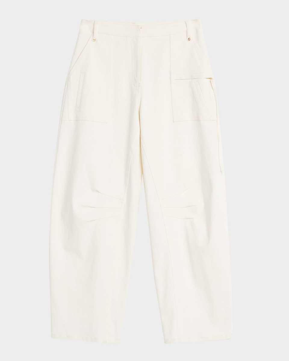 Ewa Barrel-Leg Utility Pants